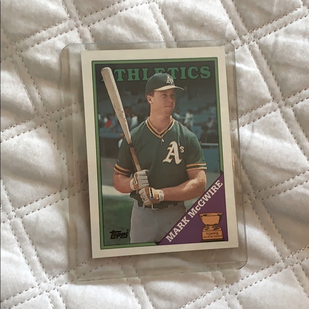 Topps 1988 All-Star rookie Mark McGwire card